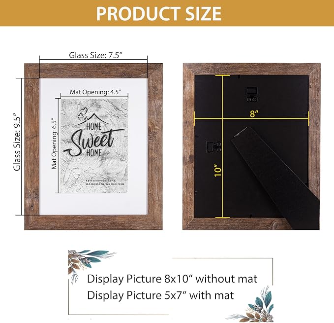 Califortree Rustic Brown 8x10 Picture Frame - Image 5