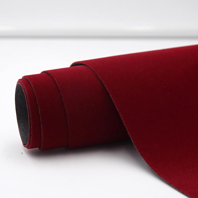 Self Adhesive Sheets Peel and Stick Large Size Velvet Flock Soft Velvet Drawer by TAOGIFT
