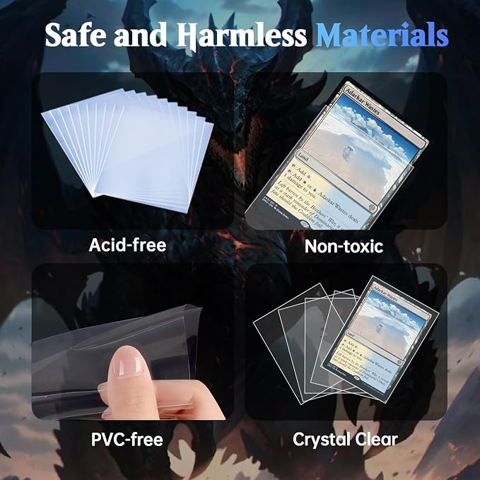 600ct Perfect Fit Sleeves, Perfect Fit Card Sleeves, Inner Sleeves MTG - Image 6