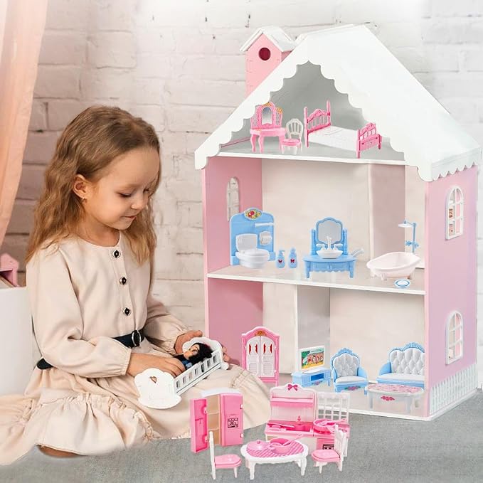 35 Pcs Dollhouse Furniture Accessories Set Mini House Furniture Small Dollhouse - Image 4