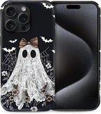 Case for iPhone 15 Pro, Scratch Resistant Hybrid Double Layer Hard Shell，Lace by Toulas