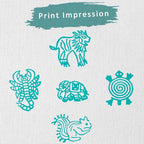 Wooden Animal Print Stamp - Image 3