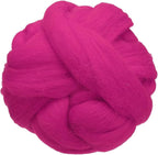 uxcell 3.53oz Wool Roving Yarn, Needle Felting Wool Fiber DIY Craft Needle Wet by uxcell