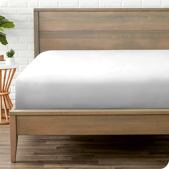 Bare Home Fitted Bottom Sheet Full XL Size by BareHome