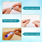 10pcs Mini LED Lights for Crafts, Small Battery Powered Balloon Miniature Micro - Image 4