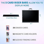 Professional Large Card Display Case | 34 x 22 inches | Tabletop TradeShow - Image 3