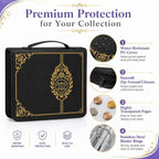 Coin Collection Book Holder for Collectors, 200 Pockets Collecting Album& 30 - Image 3