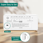 Peakeep Digital Clock, Alarm Clock Battery Backup Powered - Image 7