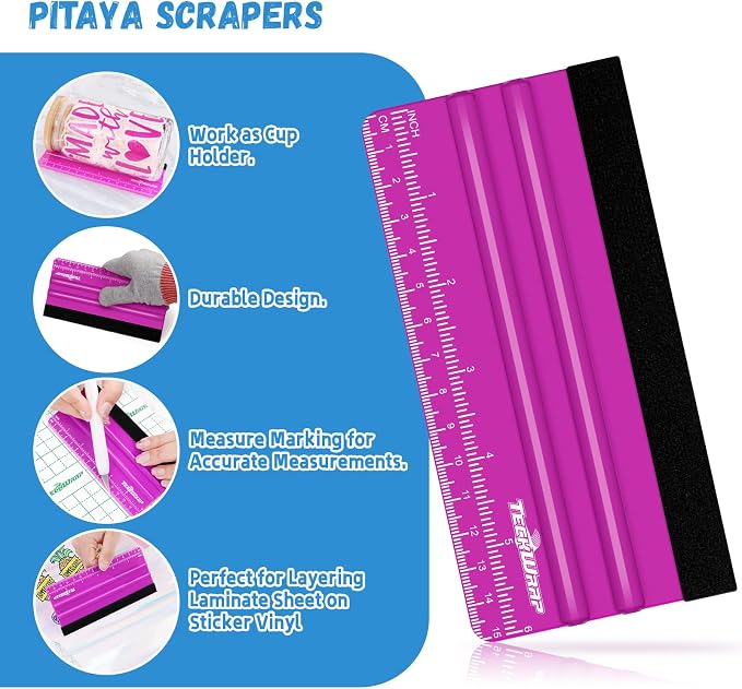 TECKWRAP Professional Felt Squeegee - Image 4