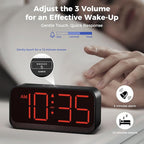 Acedeck Battery Operated Digital Clock: Cordless Small Alarm Clock - Image 6