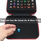 Aoriher 1 Pcs Dice Case with Removable Slotted Tray - Image 6