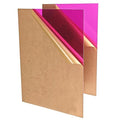 Translucent Purple Acrylic Sheets 8*12 inch 1/8" Thick Red Transparent Cast by ToolinHand