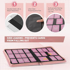 Premium Card Binder 12 Pocket for 720 Pockets Trading Card Binder, PU Zipper - Image 4