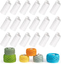 Etcokei 18pcs Yarn Ball Tube for Etcokei Electric Yarn Winder M1, Reusable ABS by Etcokei