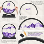Wai Danie Moving Sand Art Picture 3D Hourglass Deep Sea Sandscape Liquid Motion - Image 7