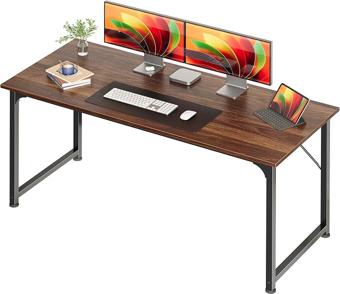 Huuger Computer Desk, 54 Inch Office Desk, Gaming Desk by Huuger