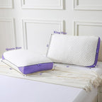 HOMELAB Adjustable Shredded Memory Foam Pillows Queen Size, Cooling Bed Pillows - Image 7
