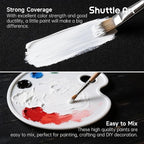 Shuttle Art White Fabric Paint, 4 oz Fabric Paint - Image 4
