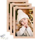 ATOBART 4x6 Picture Frame, OAK Wood Photo Frame by ATOBART