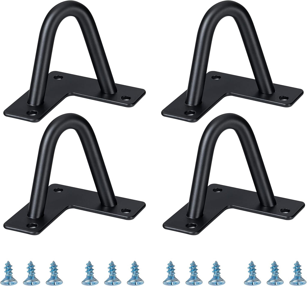 Hairpin Legs 2", DIY Furniture Legs are Great for Cabinets, Wardrobes, TV Cabinets, Drawers, Nightstands, Jewelry Boxes, Coffee Table Legs, and other Craft Projects. 2 inch Feet Black 4 Piece Set.