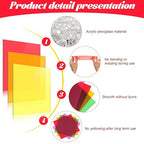 10 Pcs Cast Acrylic Sheet 12 x 12 Inch Translucent Acrylic Sheets - Image 3