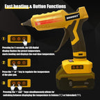 MONVICT Cordless Glue Gun for Dewalt 20V Battery - Image 6