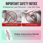 LASHVIEW Lash Glue Remover Cream Gentle Aloe Low Irritation Eyelash Remover Kit - Image 5