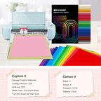 TECKWRAP 50 Pack 12" x 12" Permanent Adhesive Vinyl Sheets 48 Assorted Colors - Image 4