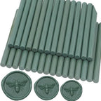 Olive Green Wax Seal Sticks, Sealingwax Gunsticks Set Wedding Invitations - Image 6