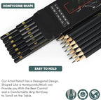Luwans Drawing Pencils Set of 14 Sketch Pencils - Image 3