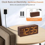 DreamSky Wooden Digital Alarm Clock - Image 2