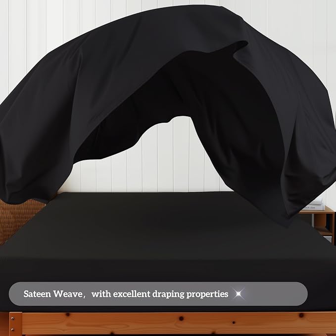 Cotton Flat Sheets Only, 600 TC 100% Cotton Flat Sheet Top Sheet Only, Cal King - Image 9