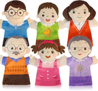 6 Pcs Family Hand Puppets for Kids 9.8 Inch Family Members Puppet Set Mom by Unknown
