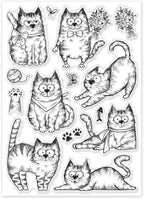GLOBLELAND 8.3x5.8in Cartoon Flower Cat Clear Stamps - Image 8