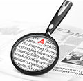 10X 30X Magnifying Glass for Reading, Handheld Magnifier for Reading, 90mm by home