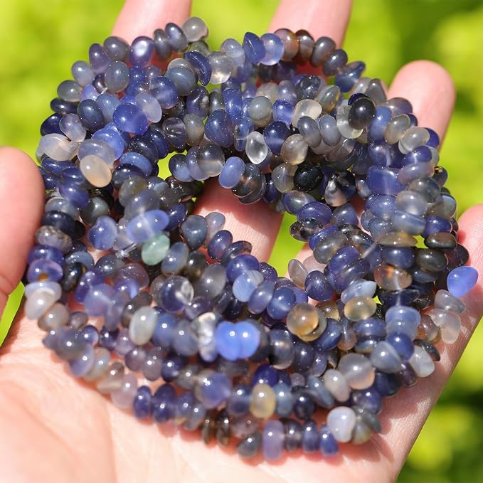 400pcs Natural Chip Stone Beads - Image 6