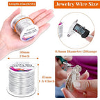 anezus 20 Gauge Jewelry Wire, 28 Yards Craft Wire Tarnish Resistant Copper - Image 2