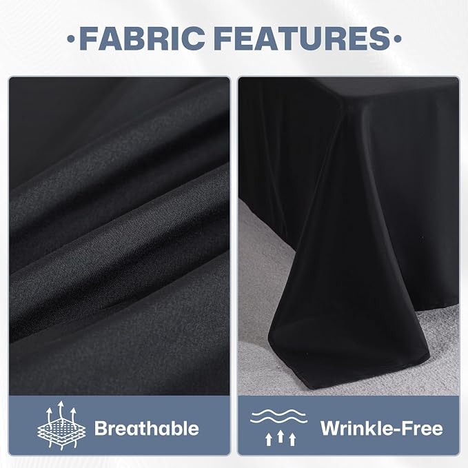 Lavisun Queen Flat Sheets 2 Pack, Hotel Quality Flat Bed Sheets, Brushed - Image 5