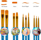 Paint Brushes Set for Acrylic Painting, Artist Paintbrushes for Body Face Rock - Image 3