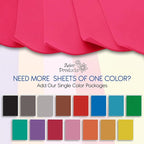 Hot Pink EVA Foam Sheets for Crafts, 9 x 12 Inch, 2mm Thickness, 15 Pack – - Image 3