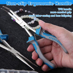 SPEEDWOX 2PCS Long Reach Bent Needle Nose Pliers Set - Image 6