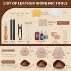 CBHGFEA Leather Tooling Kit Leather Tray Kit - Image 2