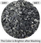 FANTIAN 10LB Black Pea Gravel for Landscaping, 3/8 Inch Black Pebbles for - Image 3