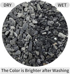 FANTIAN 5lbs Black Pea Gravel, 3/8 Inch Decorative Pebbles Succulent Rocks - Image 3