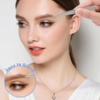 Pointed Tweezers for women Facial hair, Precision Tweezers for Eyebrows - Image 3