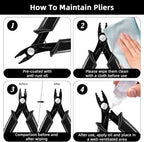 URSKYTOUS Bead Crimping Pliers Bead Crimper Tool - Image 7