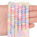 Songxi 5x8mm Natural Mixed Color Stone Rondelle Beads, Gemstone by SongXi