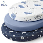 Yoofoss Bassinet Sheets for Baby, Baby Delight, Angelbliss, Soft Breathable - Image 5