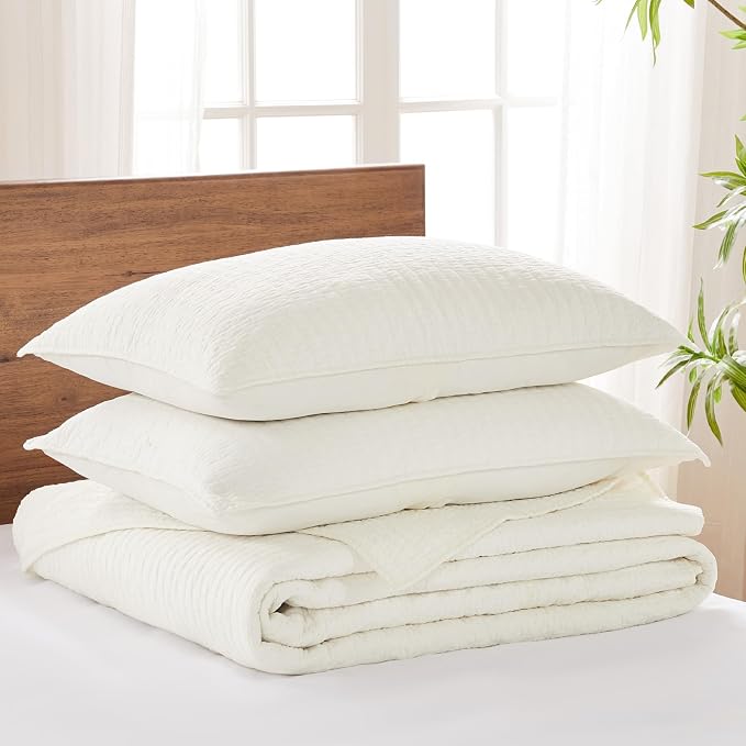 Levtex Home Cross Stitch Reversible King Bedspread Set - Image 3