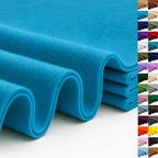 Sky Blue Large Felt Fabric 36" x 36", 1.4 mm Soft Felt Sheet, Nonwoven Fabric by ZANEXIR